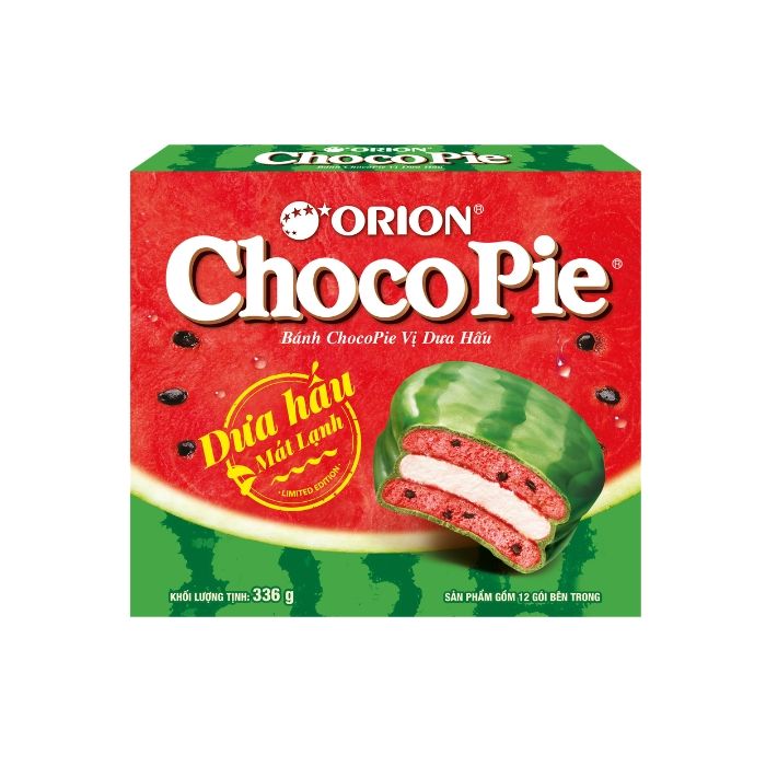 ORION Watermelon Chocolate Pie (12pcs) 336g 