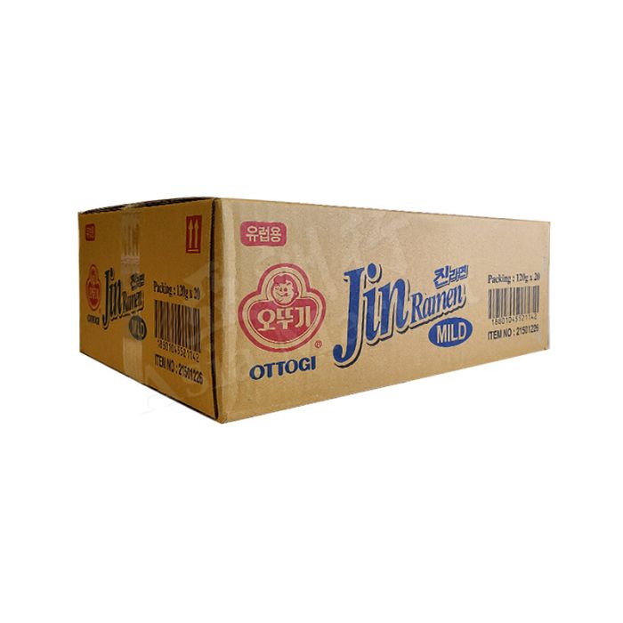 [CASE] OTTOGI 韩国 - JIN 劲拉面 (淡辣Mild) 120g (x20Pkts)