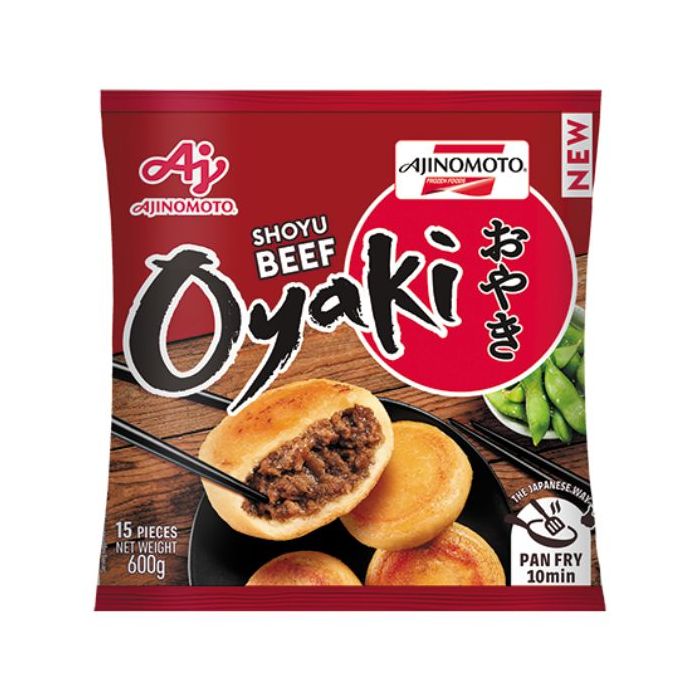 [FROZEN] Ajinomoto Japanese Oyaki - Shoyu Beef 600g 日式燒汁牛肉餅 (BBD: 17/06/2026)