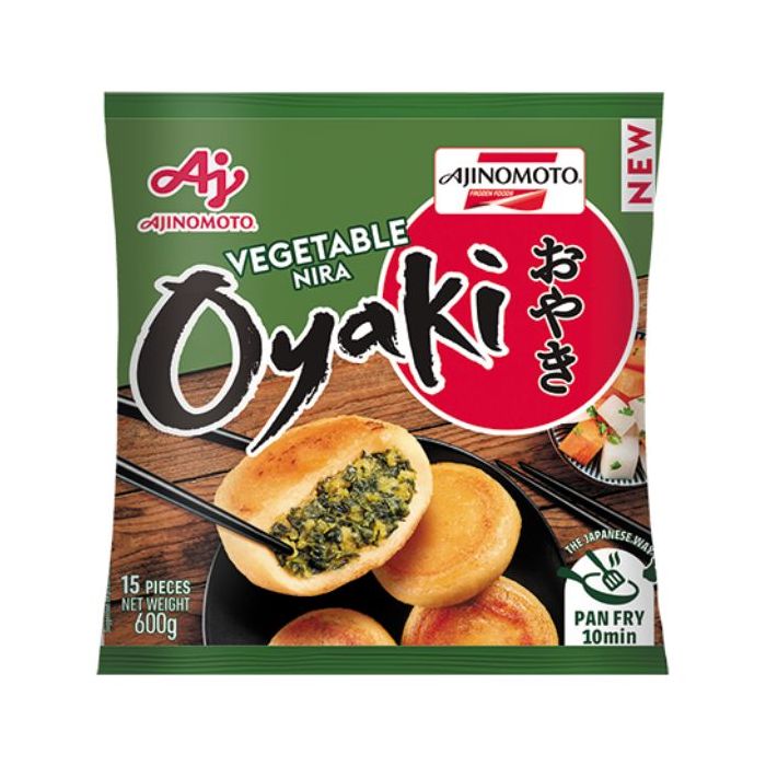 [FROZEN] Ajinomoto Japanese Oyaki - Vegetable Nira 600g 日式韭菜煎餅 (BBD: 03/06/2026)