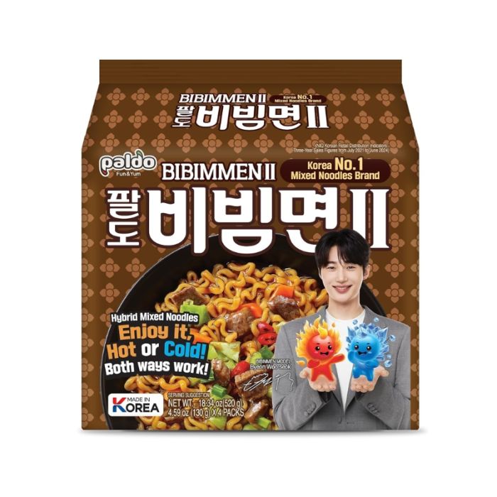 PALDO Bibimmen II Noodle 130g X 4 Packs 