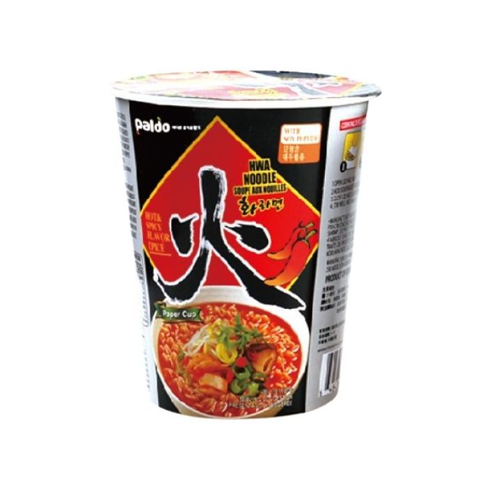 PALDO Hwa Hot & Spicy Instant Noodle 65g  八道火杯麵