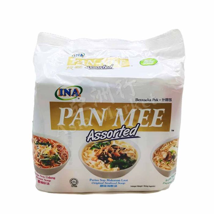PAN MEE (INA) Instant Noodles Multipack Assorted 5X95g 什錦包板麵