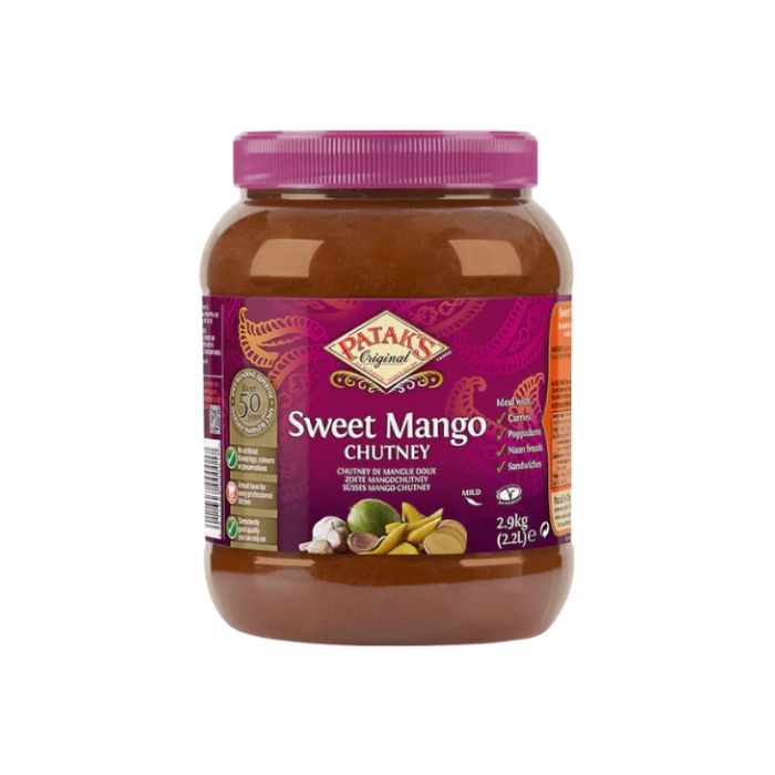 PATAKS Sweet Mango Chutney 2.9kg  芒果甜酸醬
