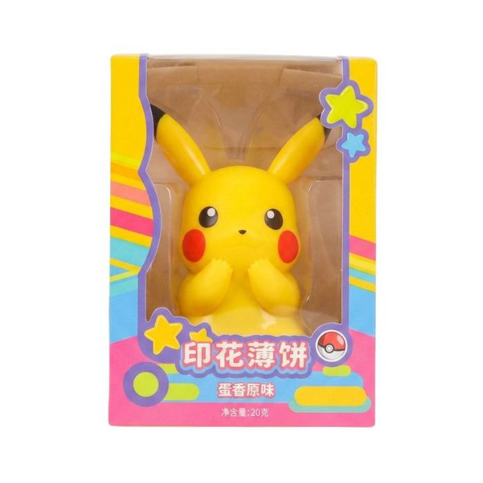 LEDA Pikachu Pokémon Crispy Butter Pancake Biscuits – Collectible Edition 1pc 20g