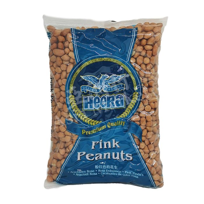 HEERA Pink Peanuts 1kg 花生(粉皮)