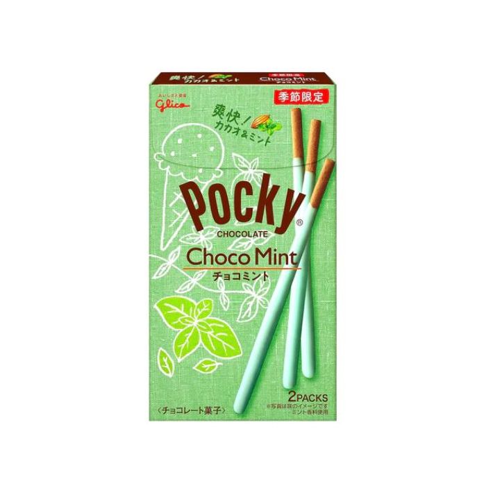 GLICO Pocky Choco Mint Flavour Sticks 65.4g