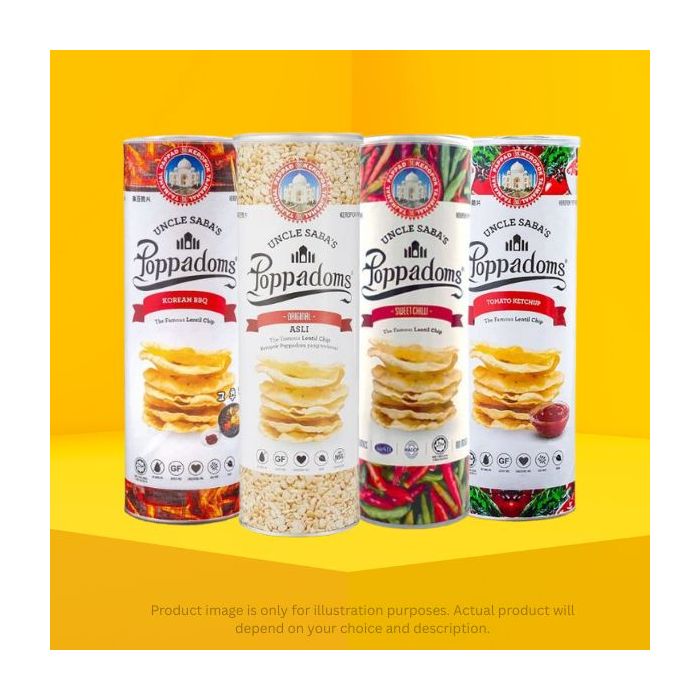Mix and Match Uncle Saba's Poppadoms Bundle Deal