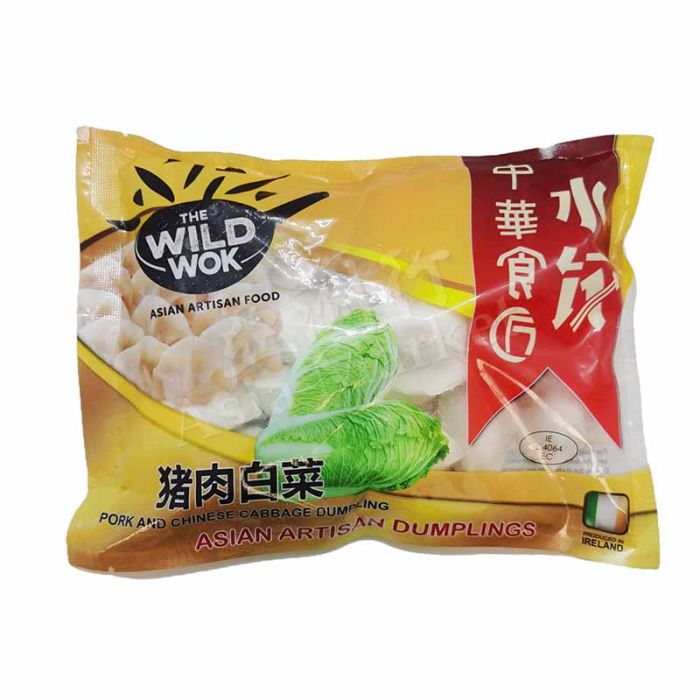 [FROZEN] THE WILD WOK  Pork and Chinese Cabbage Gyoza 410g  家鄉味道豬肉白菜餃子