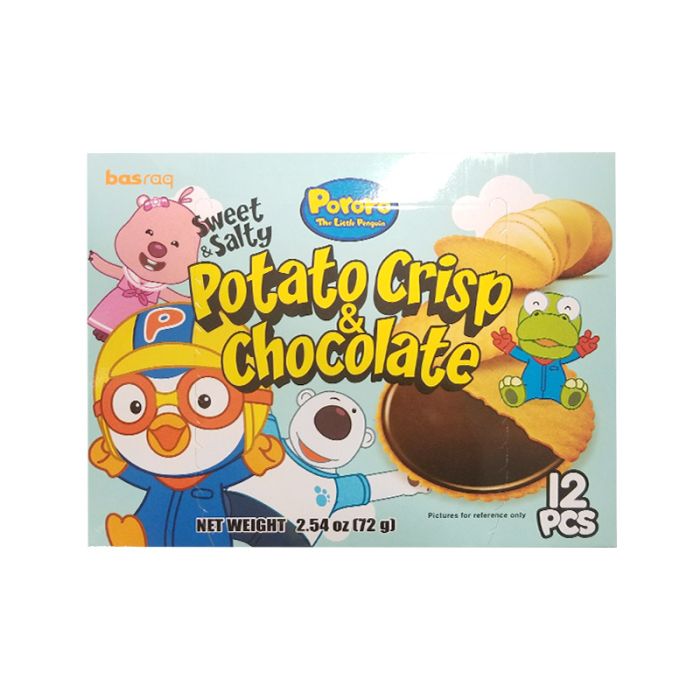 BINGGRAE Pororo Potato Crisp - Chocolate 72g