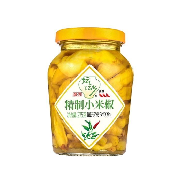 TANTAN XIANG Pickled Green Chilli(S) 275g 坛坛乡精致小米青椒