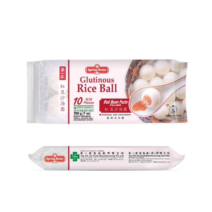 [FROZEN] SPRING HOME Glutinous Rice Ball Red Bean Paste 200g (10 pcs) 第一家红豆汤圆