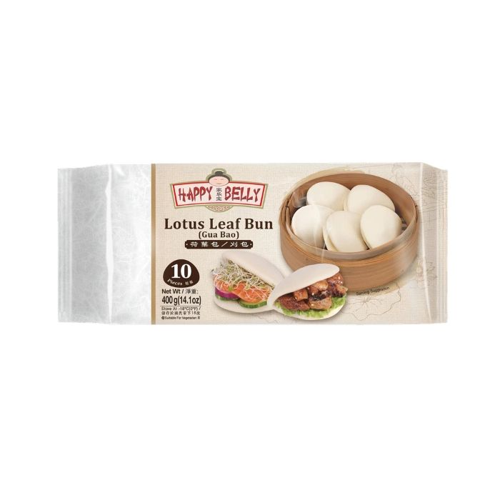 [FROZEN] Happy Belly Lotus Leaf Bun (Black) 400g 嘉乐宝荷叶包(黑色)