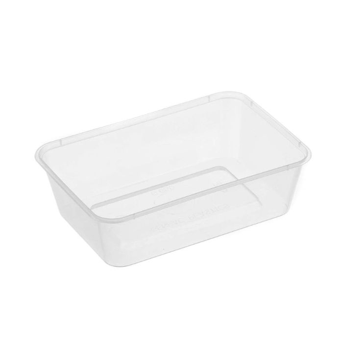 HAS HD HAS MS650A Heavy Duty Food Container (Base Only) 650ml 500pc 特厚长方形外卖塑料打包盒餐盒底座 