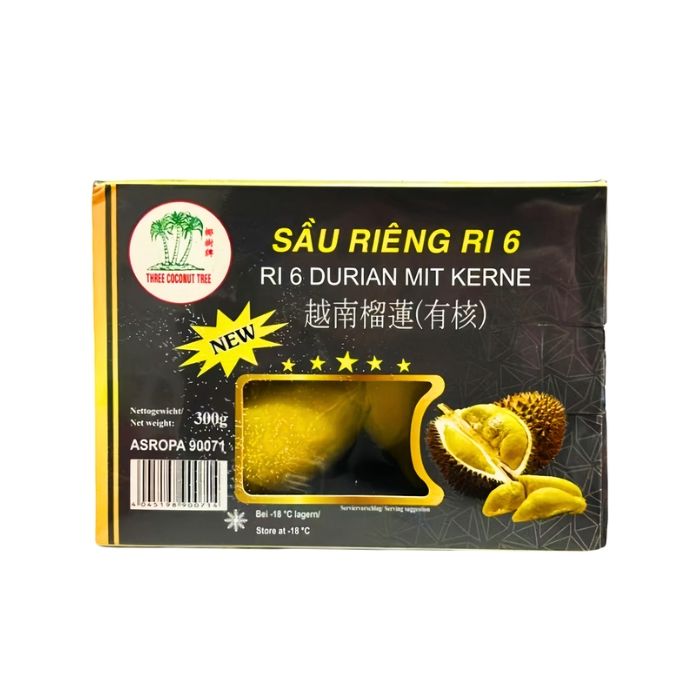 [FROZEN] THREE COCONUT TREE Mornthong Seedless Durian 300g 越南金枕榴莲