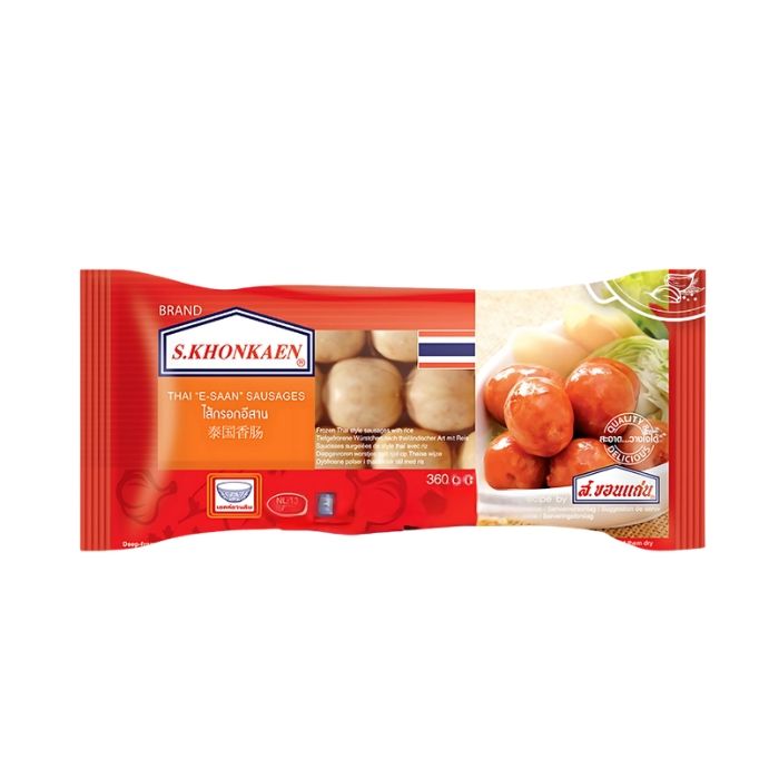 [FROZEN] S.KHONKAEN Thai Sausage 360g 冷冻泰国肠