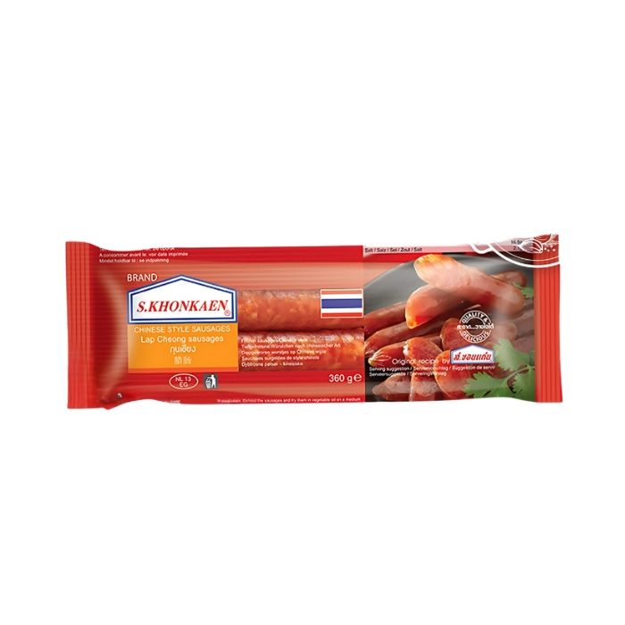 [FROZEN] S.KHONKAEN Frozen Sausage Chinese Style La Chung 360g 正宗广式风味腊肠