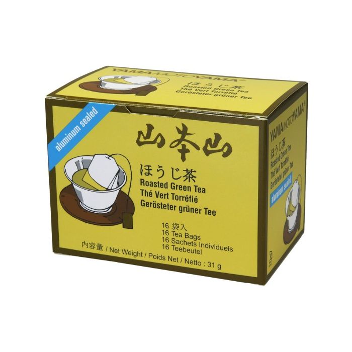 YAMAMOTOYAMA Hojicha Infusion Tea (16 tea bags) 32g 山本山焙茶葉包 一小箱
