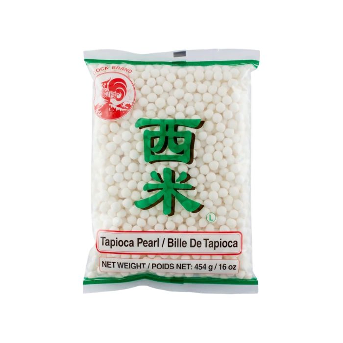 COCK Tapioca Pearl (Large) 454g 公雞牌白色大西米