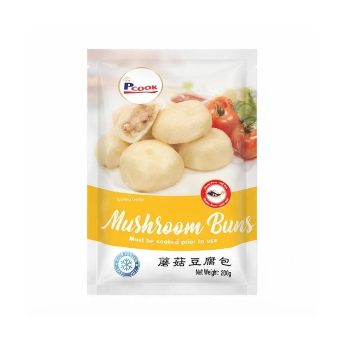 [FROZEN] PCOOK Mushroom Bun 200g 泰国蘑菇豆腐包