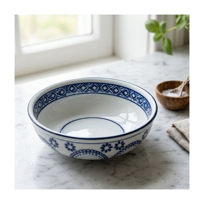 Candlelight 12.7cm Tapas Bowl - Blue/White