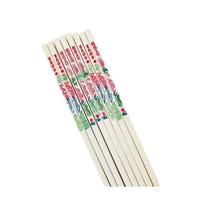 Inmitation Ivory Chopsticks 10pair 仿象骨筷子10双