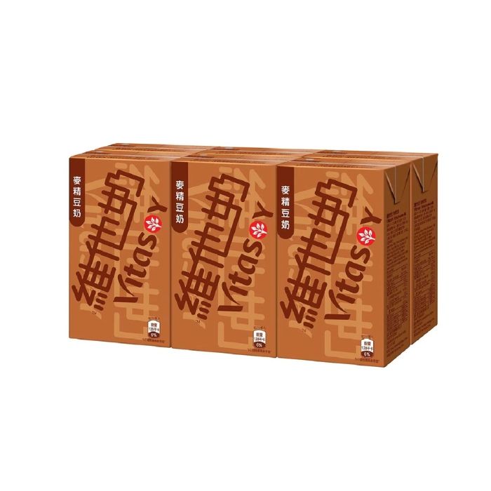[PACK OF 6] VITA Vitasoy  Malted Soya Milk 250ml (x6) 麥精維他奶