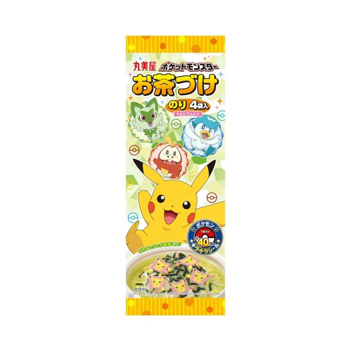 Marumia Pokemon Seasoning for Rice Soup with Roasted Nori Seaweed 14.4g 宝可梦茶泡饭海苔味调味料