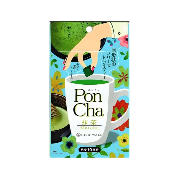 Hishiwaen PonCha Matcha 10g 冻干抹茶块