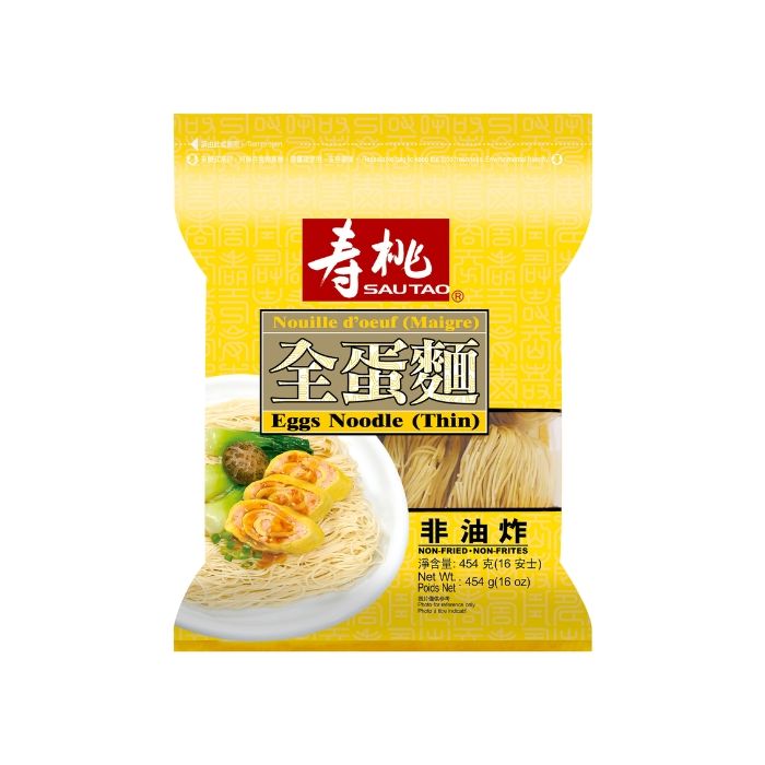 SAUTAO Egg Noodle (Thin) 454g