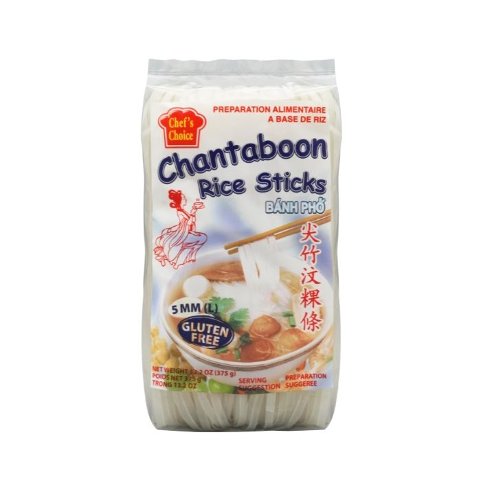 Chef's Choice Chantaboon Rice Stick (Flat Rice Noodle) XL 375g 泰河粉