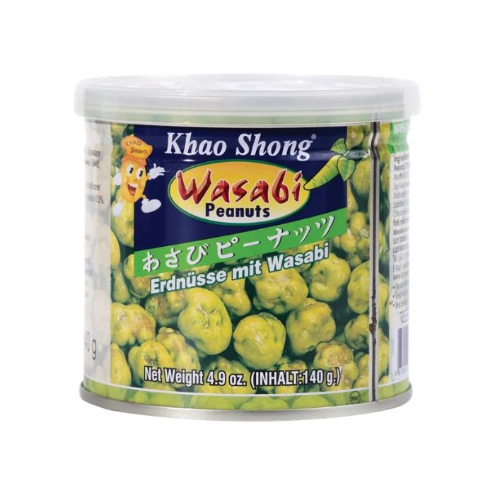 KHAOSHONG Wasabi Coated Green Peas 140g 泰國介辣青豆