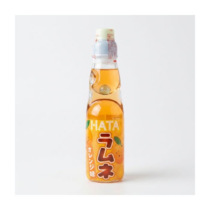 HATAKOSEN(HATA) RAMUNE - Carbonated Soft Drink (Orange Flavour) 200ml 日本彈珠汽水(香橙)