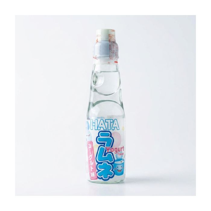 HATAKOSEN(HATA) RAMUNE - Carbonated Soft Drink (Yogurt Flavour) 200ml    日本彈珠汽水酸奶