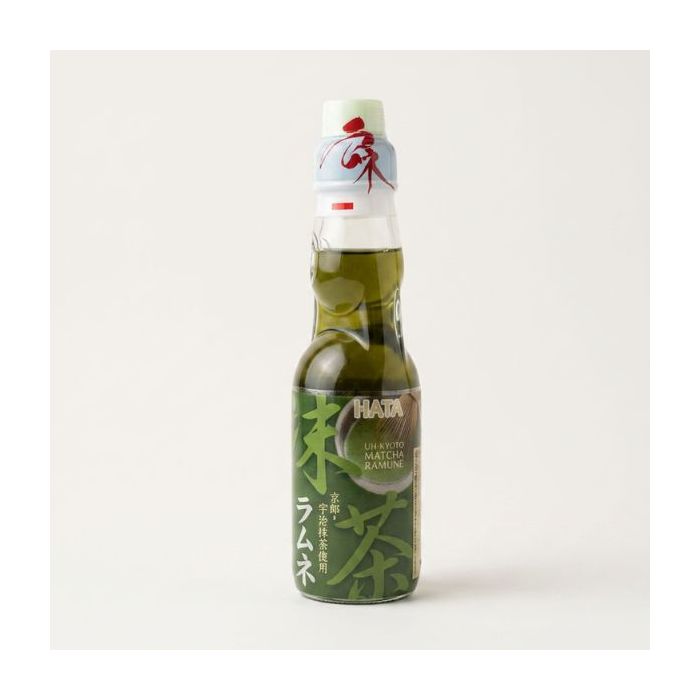HATAKOSEN (HATA) RAMUNE  Carbonated Soft Drink (Matcha Flavour) 200ml 日本彈珠汽水抹茶味