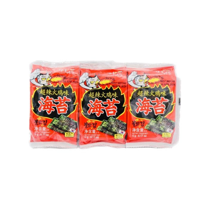 SURASANG Seasoned Seaweed Spicy Flavour 15g 超辣火鸡味海苔