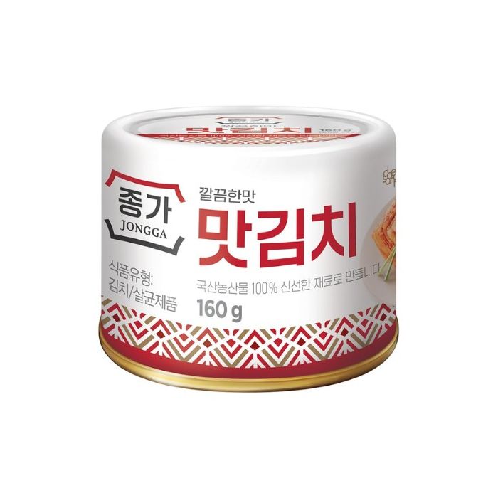 JONGGA Mild Kimchi (Can) 160g 韓國罐裝泡菜