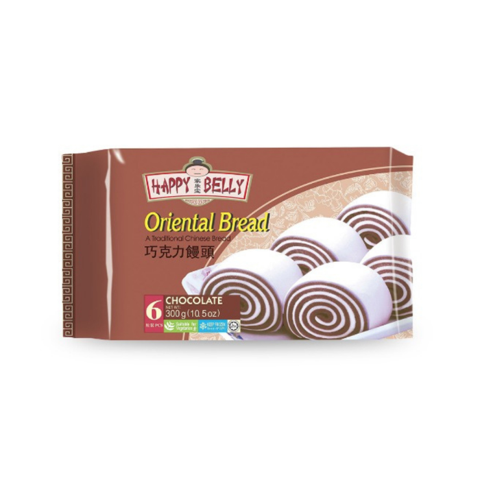 [FROZEN] Happy Belly Oriental Bread Chocolate 300g 巧克力馒头