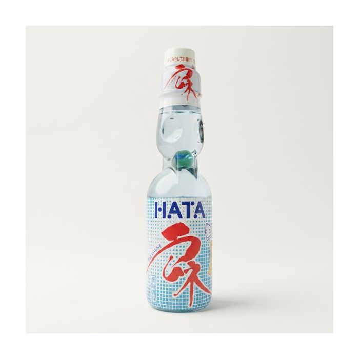 HATAKOSEN (HATA) RAMUNE  Carbonated Soft Drink (Plain Soda) 200ml 日本彈珠汽水(原味)
