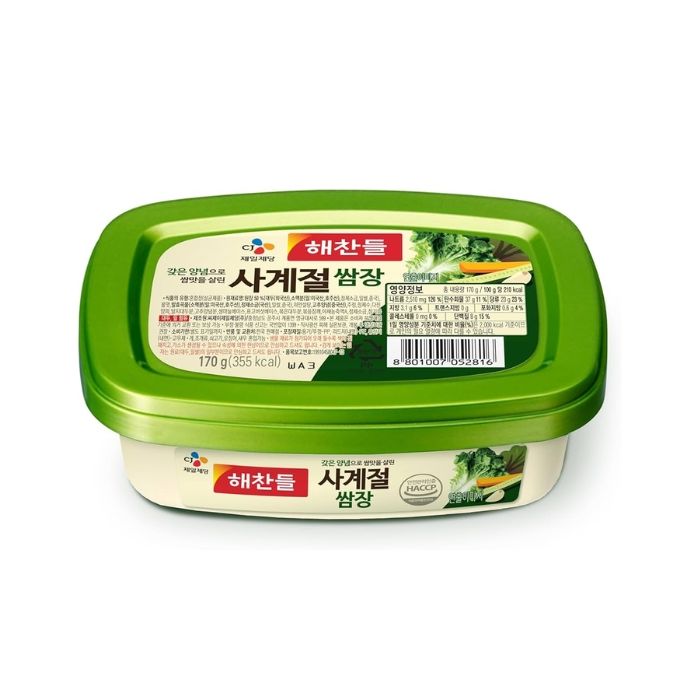 HAECHANDLE Seasoned Soybean Paste 170g 韩国黄豆酱绿盒 小