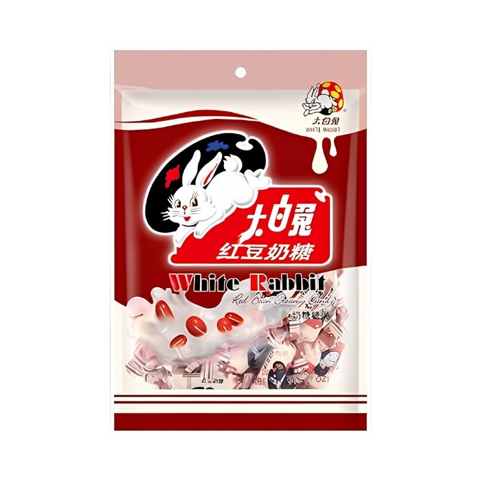 WHITE RABBIT Red Bean Creamy Candy 200g 大白兔红豆奶糖