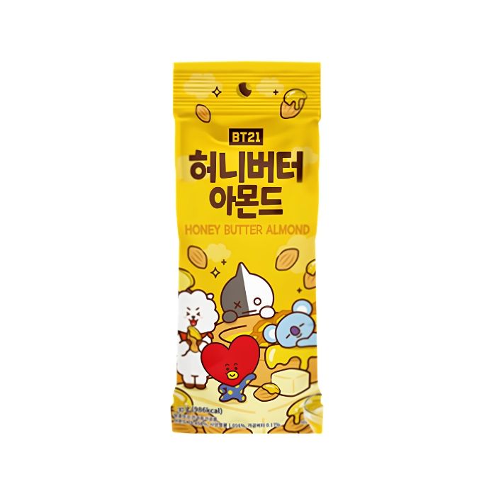 LINE BT21 Yellow Honey (B) Almond 30g