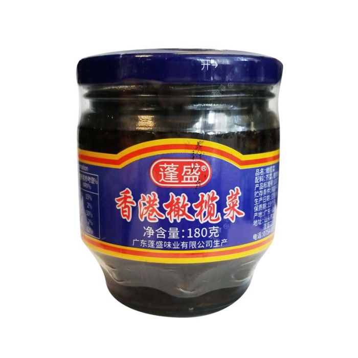 PENGSHENG Olive Vegetables in Jar 180g 香港橄欖菜