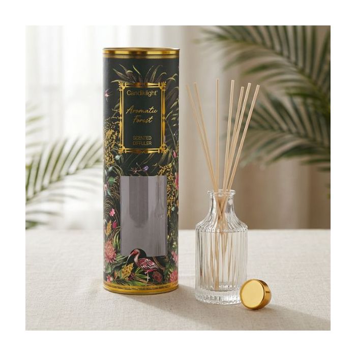 Candlelight Chinoiserie Reed Diffuser Dark Green Aromatic Forest 150ml