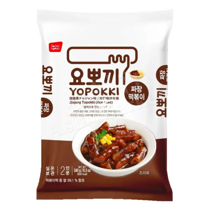 YOUNG POONG - Jjajang Topokki (rice cake) 240g  韓式速食年糕 袋  炸酱