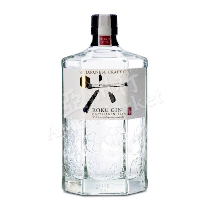 ROKU GIN The Japanese Craft Gin 0.7L (Alc. 43%) 700ml 金酒