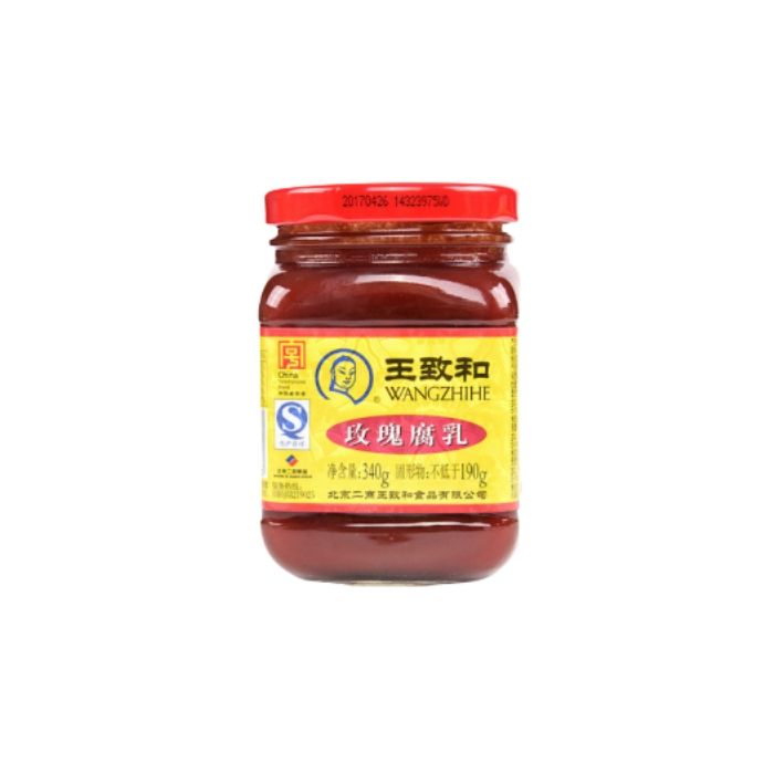 WANGZHIHE Rose Beancurd 340g  王致和玫瑰腐乳