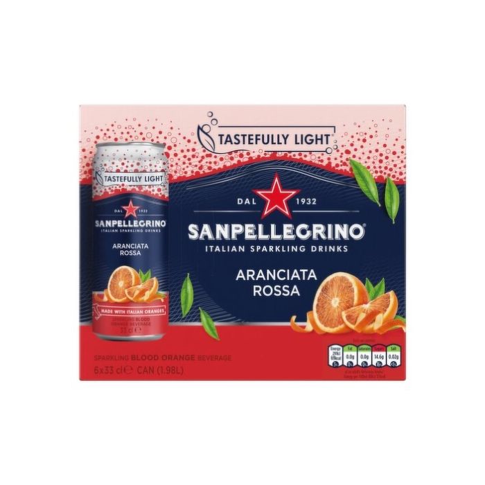 [PACK OF 6] SAN PELLEGRINO - Aranciata Rossa I Drink 330ml (x6cans) 