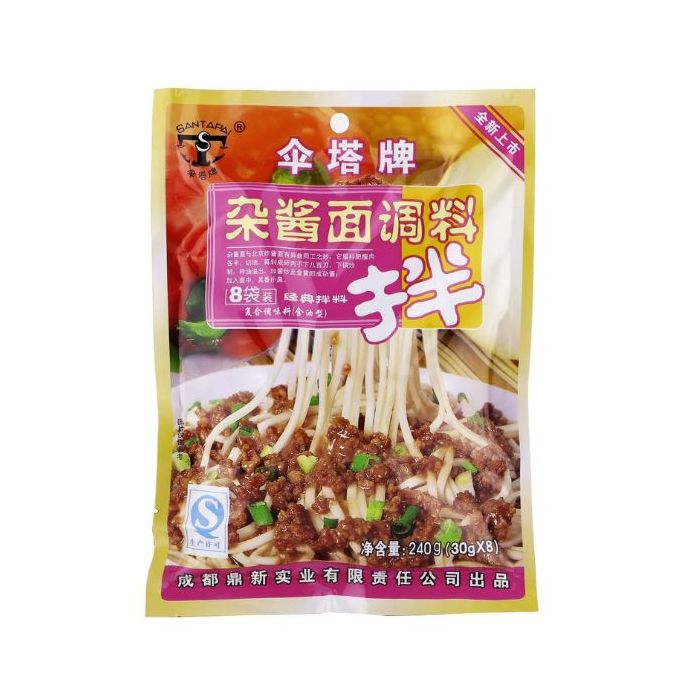 Santapai Noodle Sauce Soybean Paste Sichuan Style 240g 傘塔調料-炸醬麵
