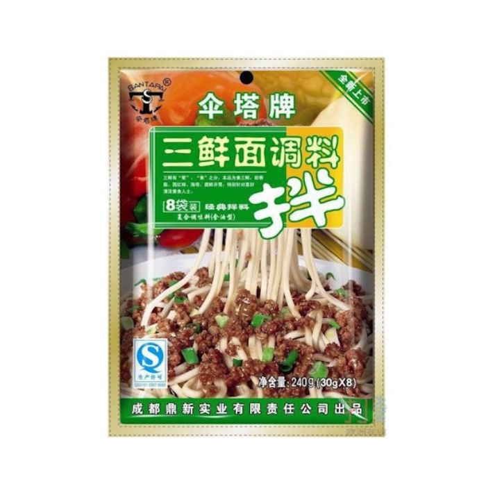Santapai Noodle Sauce Three Delicacies Flavour 240g 傘塔調料-三鮮麵